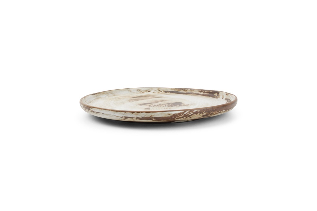 Assiette 21cm Brown Brush | Val-Enza | F2D