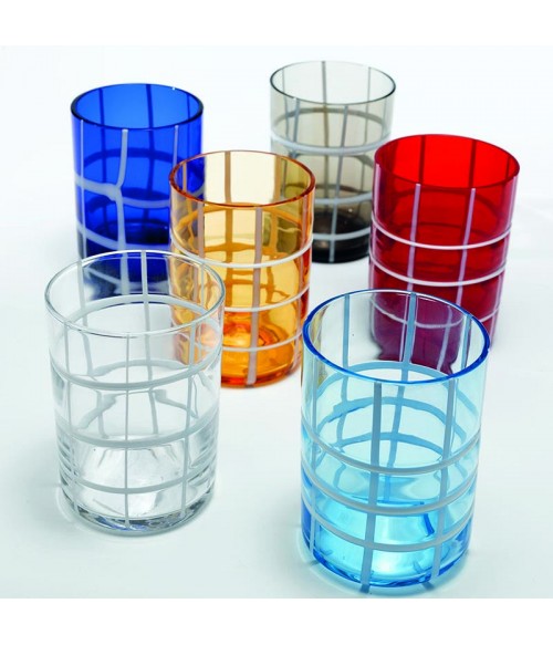 Verre 35cl ambre Twiddle - Set/6