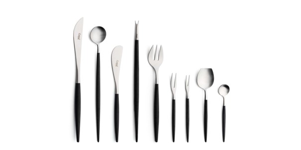 Couteau à dessert Goa Black Silver | Val-Enza | Cutipol