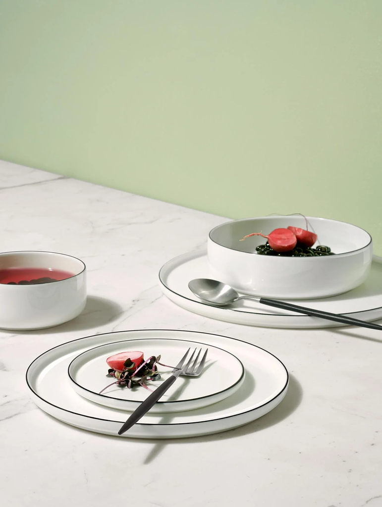 Assiette 21cm Oco ligne noire | Val-Enza | Aza