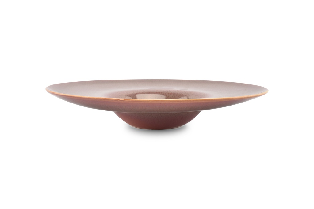 Assiette ailée 27cm Perla Burgundy | Val-Enza | CHIC