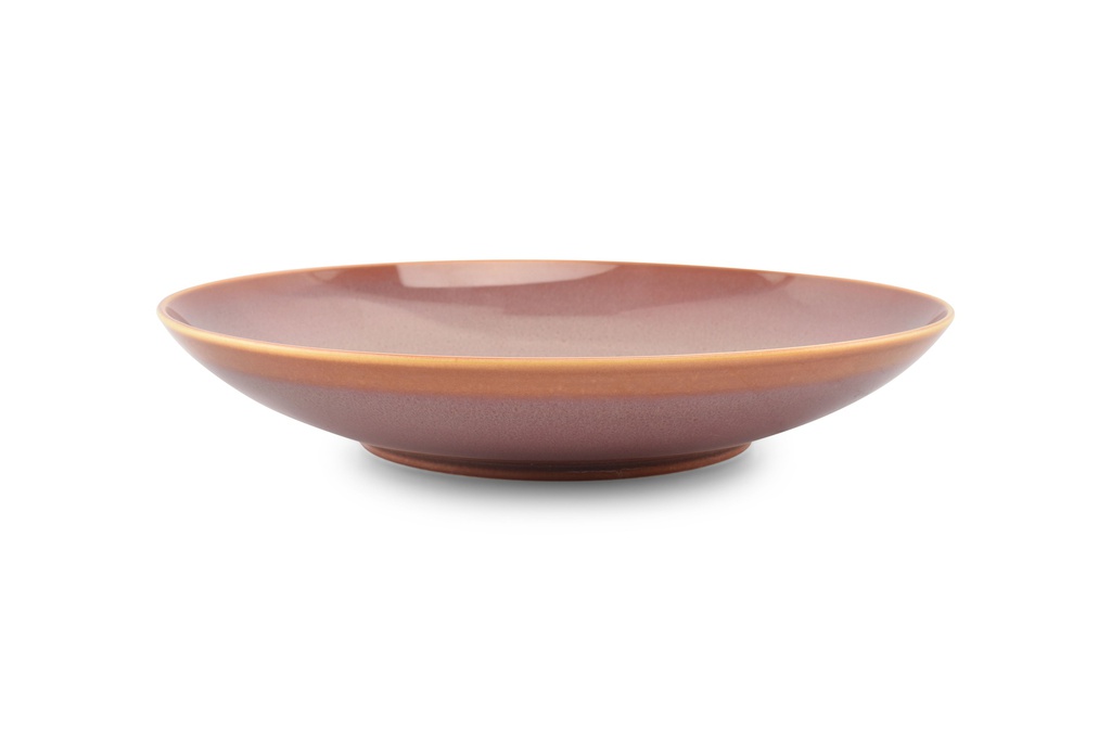 Assiette creuse 30cm Perla Burgundy | Val-Enza | CHIC