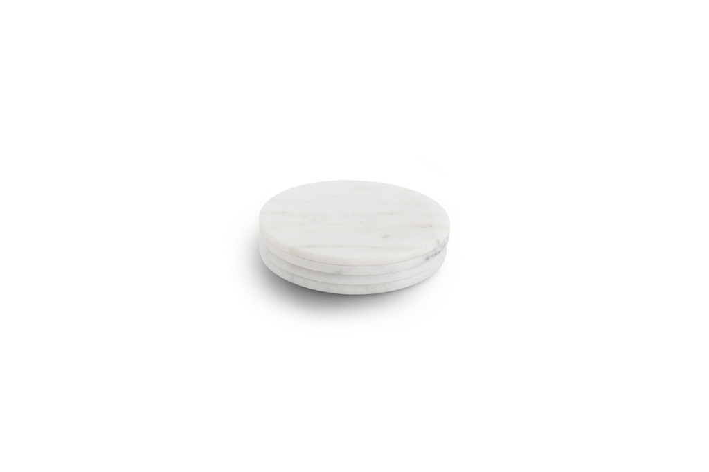 Sous-verres Marble Blanc | Val-Enza