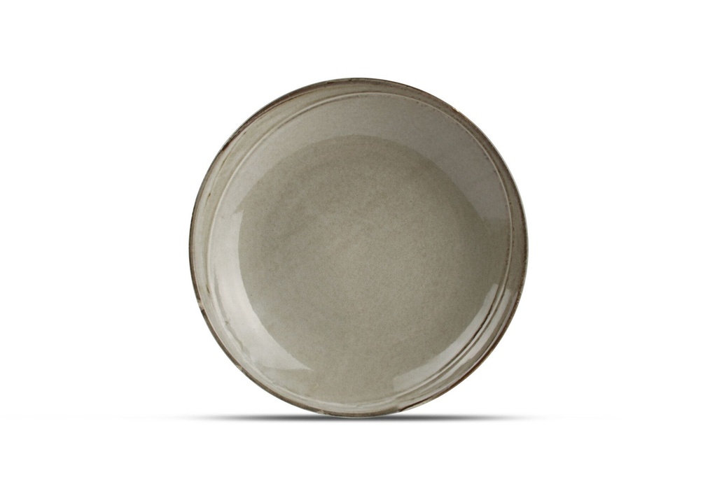 Assiette creuse 24cm Grey Ceres | Val-Enza