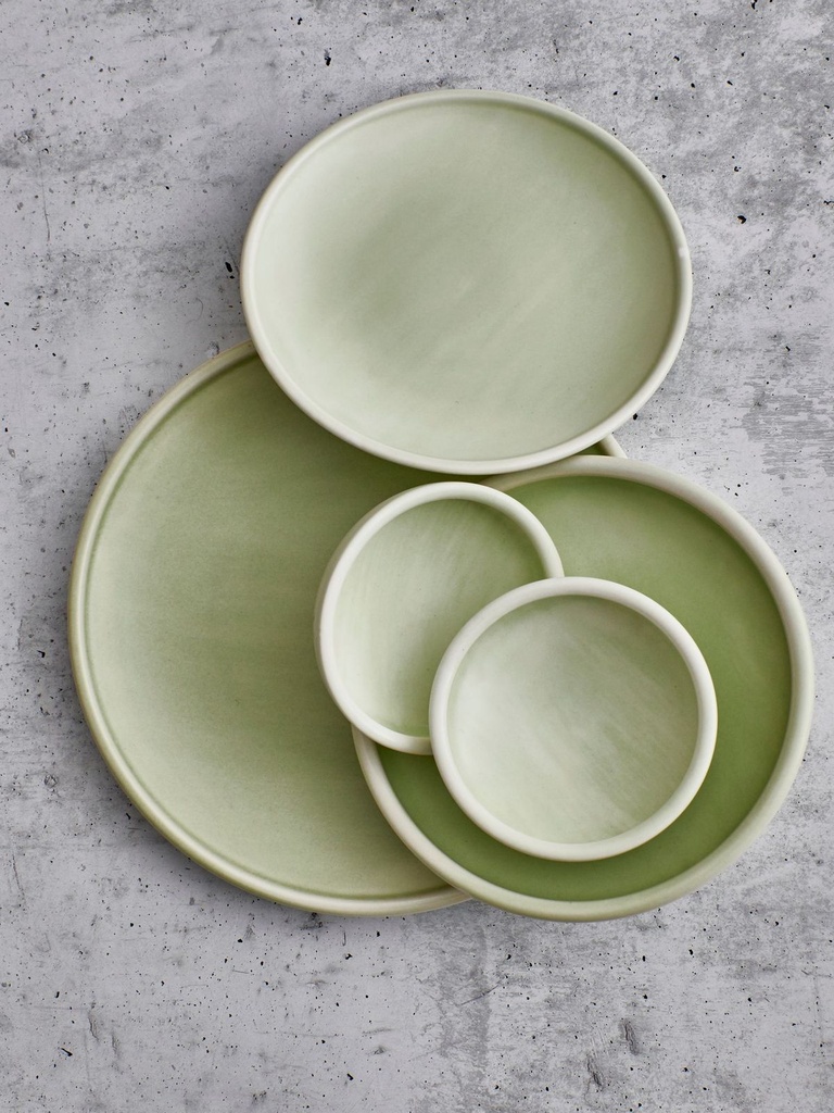 Assiette creuse 25cm Jade | Val-Enza