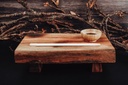 Planche présentoir 28cm Wood Chop | Val-Enza | S&amp;P