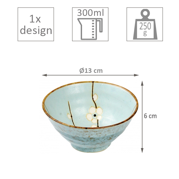 Bol Ø13xH6cm Soshun