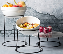 Support buffet 24cm Silver | Val-Enza | Buffet