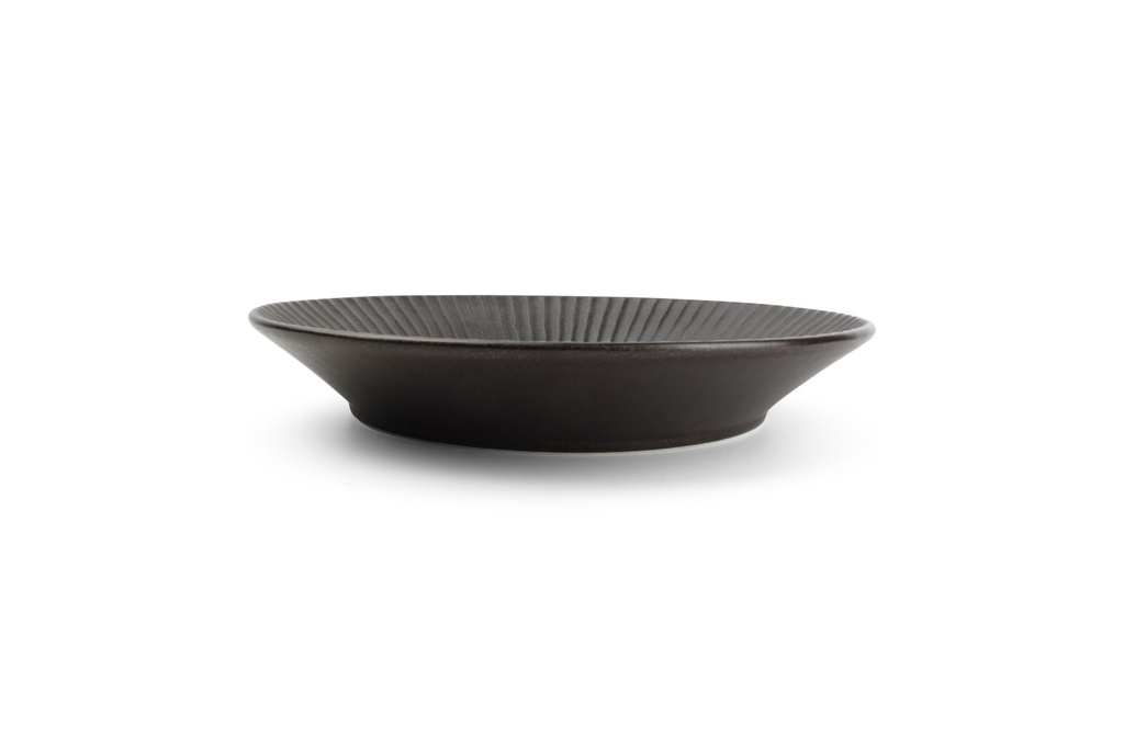 Assiette creuse 24cm Black Aurora | Val-Enza | F2D