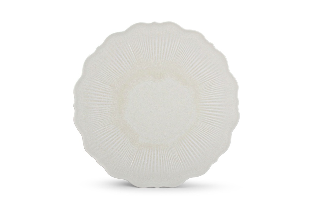 Assiette plate 29cm White Floret | Val-Enza | Chic