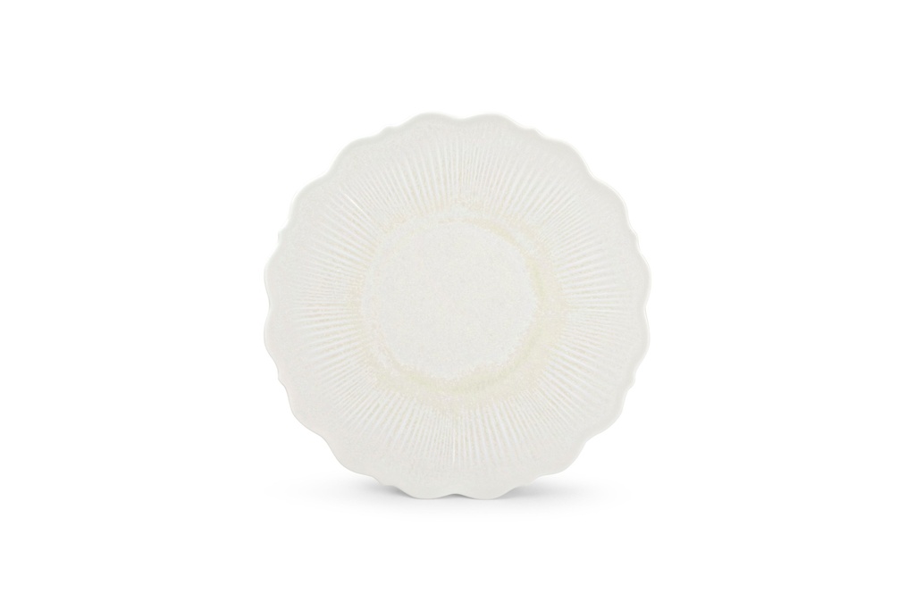Assiette plate 20cm White Floret | Val-Enza | Chic