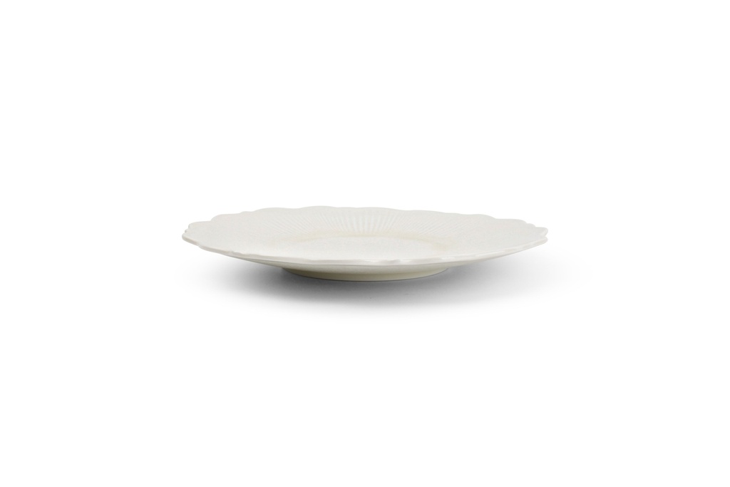 Assiette plate 20cm White Floret | Val-Enza | Chic