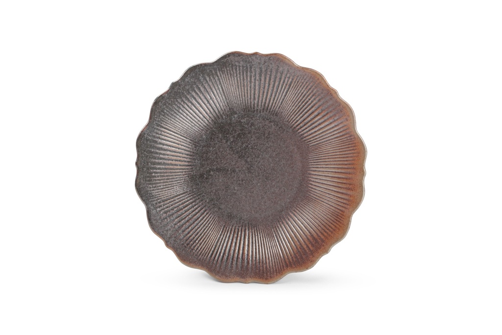 Assiette 21cm Bronze Floret | Val-Enza | Chic