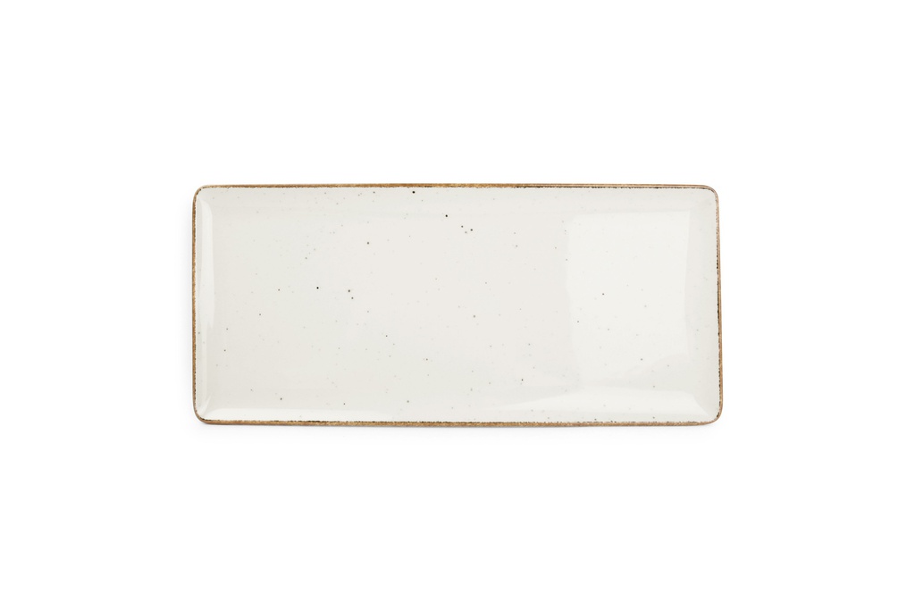 Assiette rectangle 29cm Ivoir Collect | Val-Enza | BonBistro