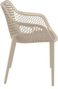 Chaise Air XL Taupe - int. &amp; ext.