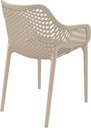 Chaise Air XL Taupe - int. &amp; ext.