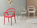 Chaise Mila Taupe - int. &amp; ext. | Val-Enza | Siesta Exclusive