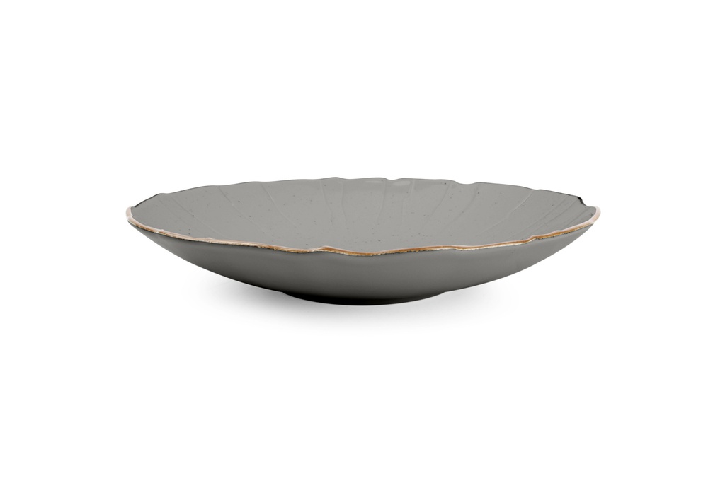 Assiette creuse 30cm Grey Collect | Val-Enza | BonBistro