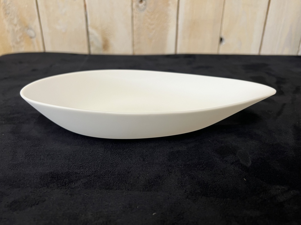 Assiette creuse 12x23cm Clova White