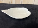 Assiette creuse 16x19cm Leaf White