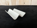 Support mise en bouche 12x7cm Zig-Zag White