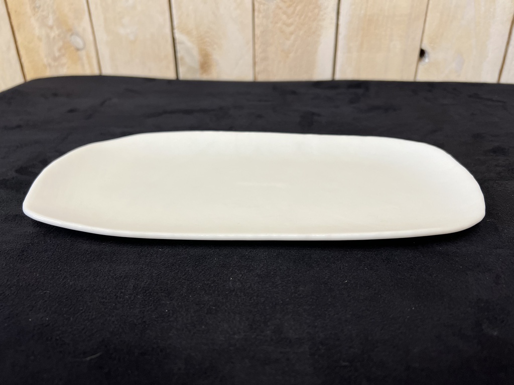 Assiette 27x14cm Muna White