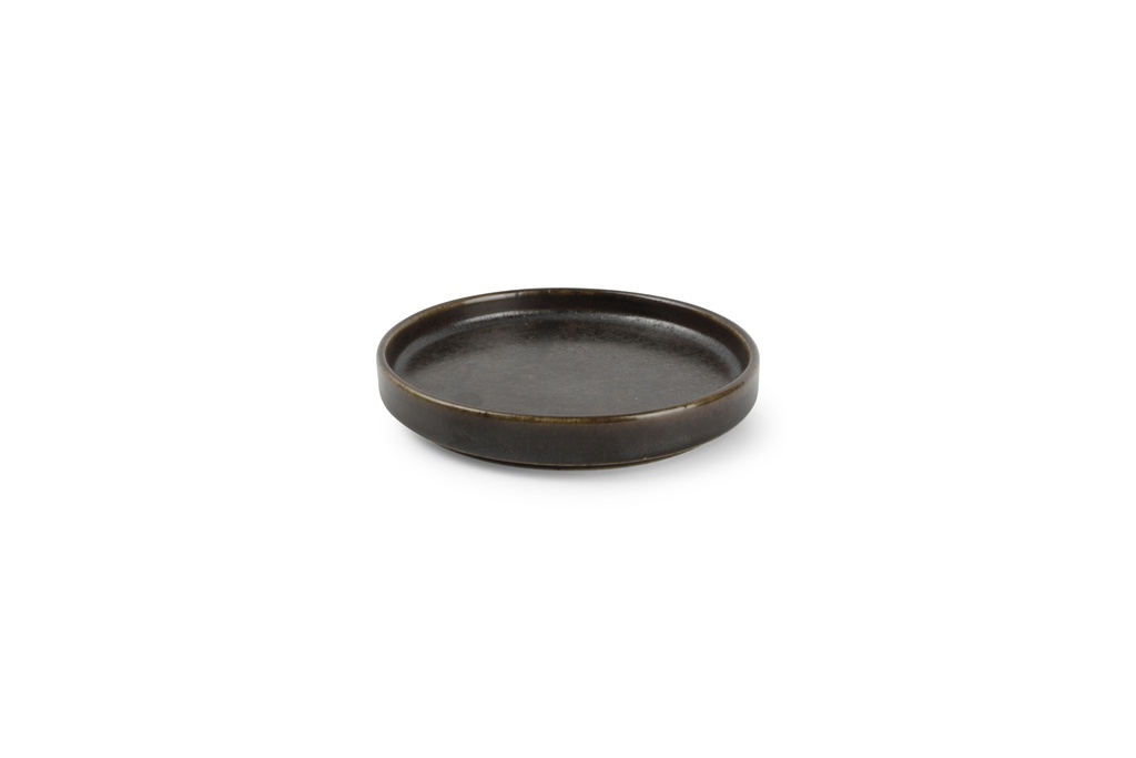 Assiette Ø13,5xH2cm Black Ceres