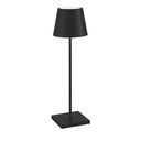 Lampe de table Ø11xH38cm Black Poldina