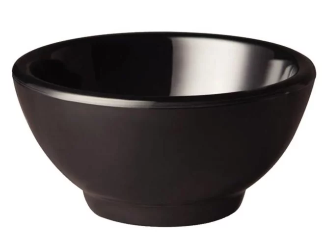 Bol Ø9xH4,5cm Black Melamine