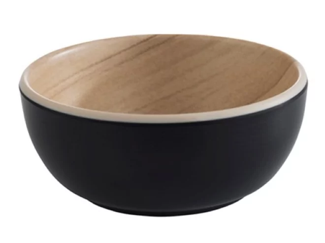 Bowl Ø8,5xh3,5cm Frida Black Melamine