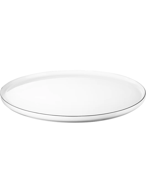 Assiette Ø32cm Oco ligne noire