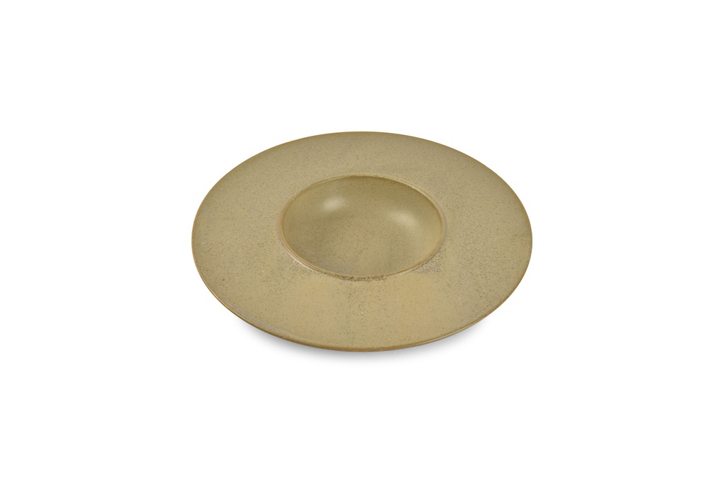 Assiette ailée Ø24xH4cm Cirro Beige