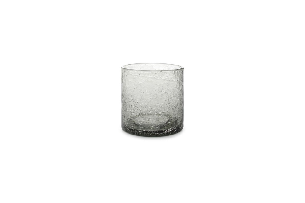 Verre Crackle Gris 22cl - Set/4