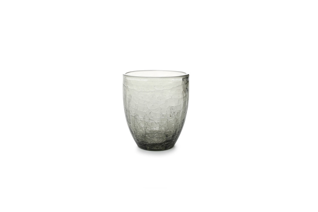 Verre Crackle Gris 25cl - Set/4