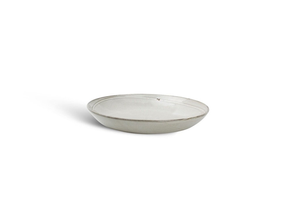 Assiette creuse Ø24,5xH4cm Grey Ceres