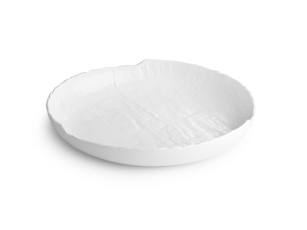 Plat à servir Ø40,5xH6cm Livelli Blanc