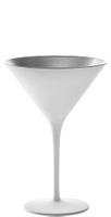 [VEA035495] Verre Cocktail 24cl Élément White &amp; Silver - Set/6