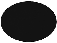 [VE937214] Set de table ovale Noir Nappa