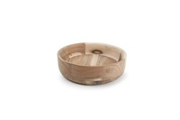 [VE764008] Plat Ø22xH6cm Wood Fuente