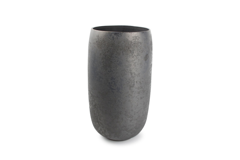 Vase Ø24xH42cm Anthracite Bullet