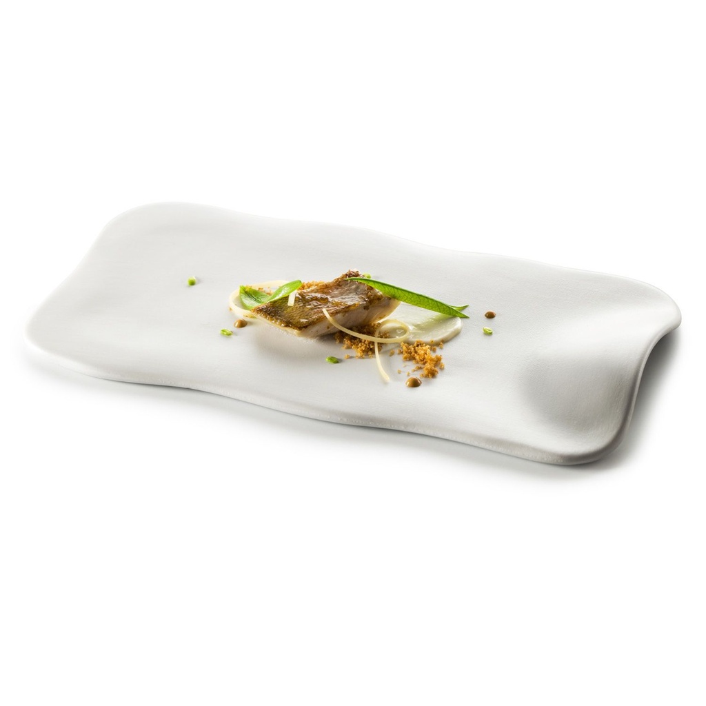 Assiette 31x12cm Nuages Mat