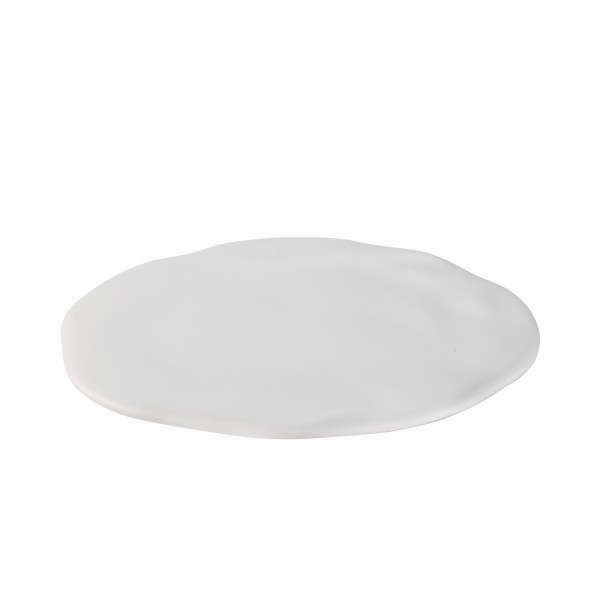 Assiette 30x21cm Nuages Mat