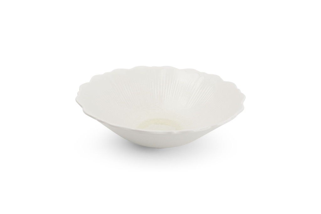 Assiette creuse Ø20,5xH6,5cm White Floret