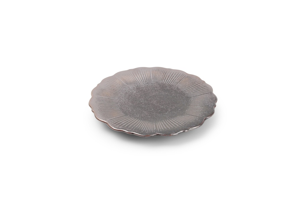 Assiette Ø21,5cm Bronze Floret