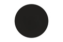 Sous-verre Ø10cm Togo Black - Set/4
