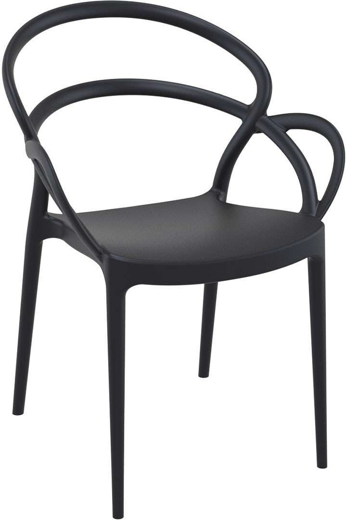 Chaise Mila Noir - int&amp;ext