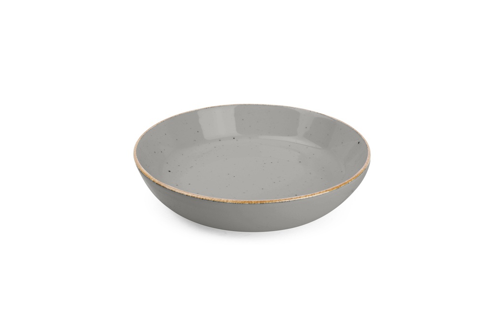 ASSIETTE CREUSE CALOTTE PORCELAINE BLANCHE ISLAND 20X16.5X7.5 - Maison de  la Porcelaine