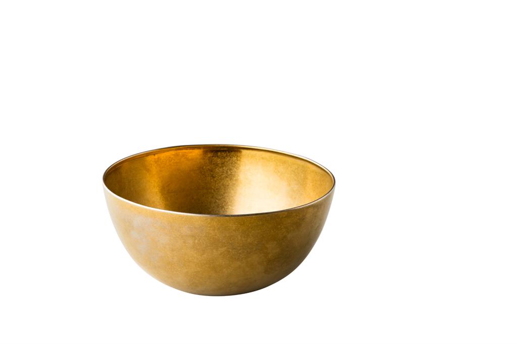 Plat acier inoxydable Ø25cm Gold