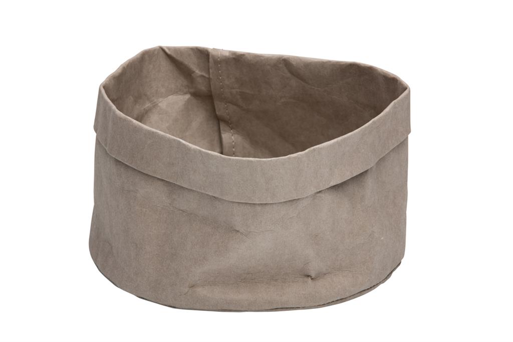 Corbeille Ø18cm Kraft Gris