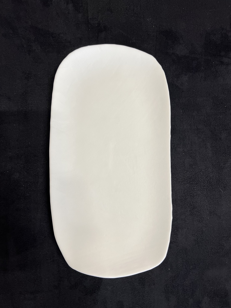 Assiette 27x14cm Muna White